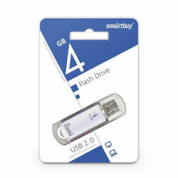 4 GB Smart Buy V-Cut Silver